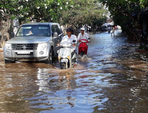 Triều cường dâng cao kỷ lục 35 năm qua tại Bạc Liêu 